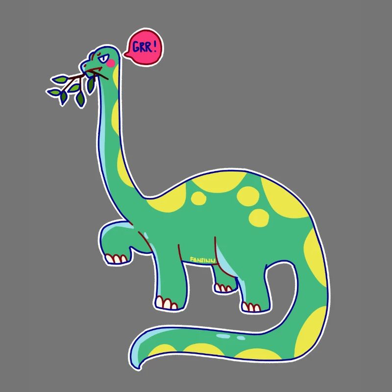 Dinosaure est de mauvaise humeur