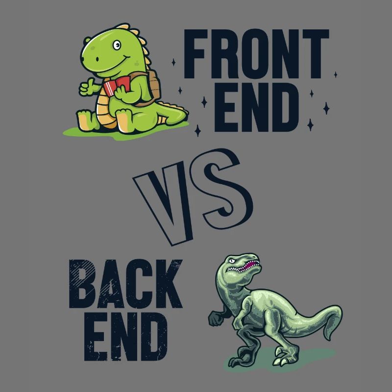 Frontend vs. Backend Developer Developer Coder