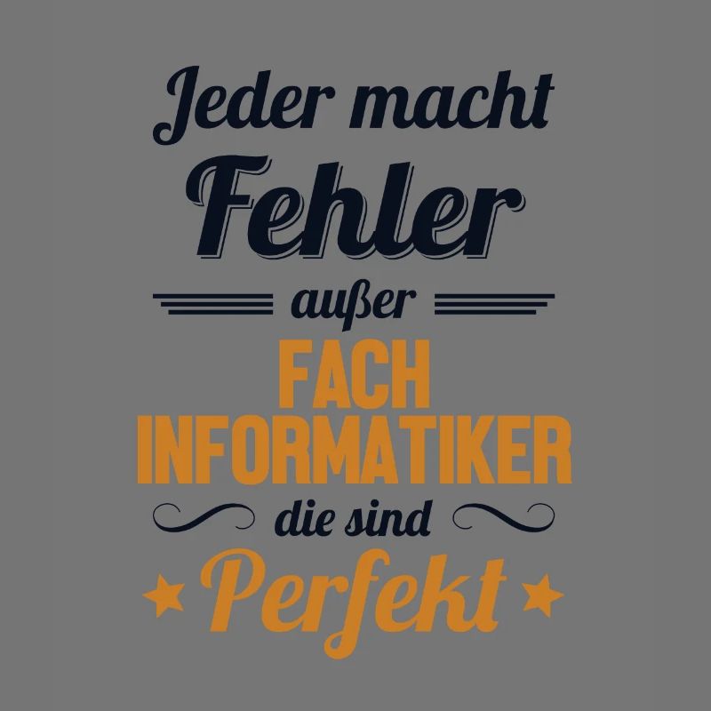 Fachinformatiker sind Perfekt Fachinformatiker