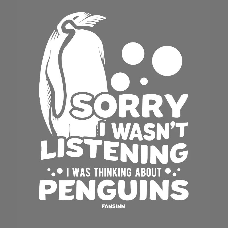 Désolé de ne pas écouter penguins