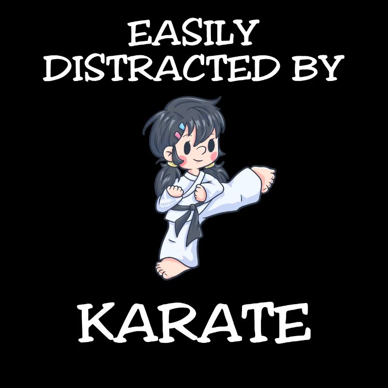 Easily Distracted By Karate