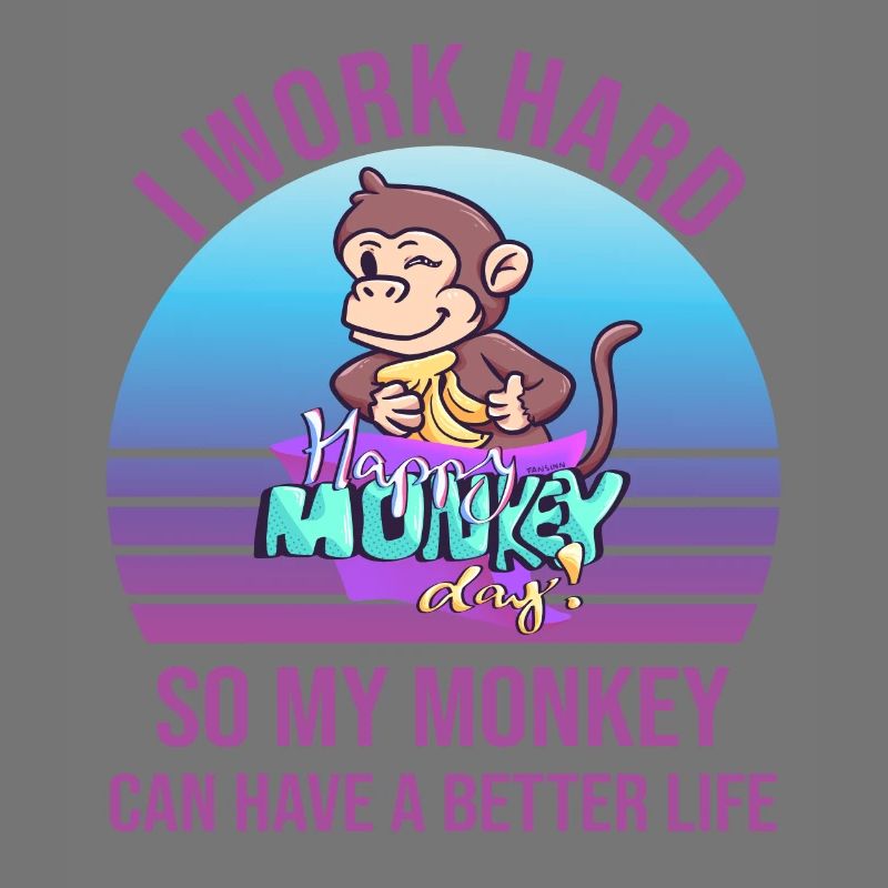 work monkey office monkey saying