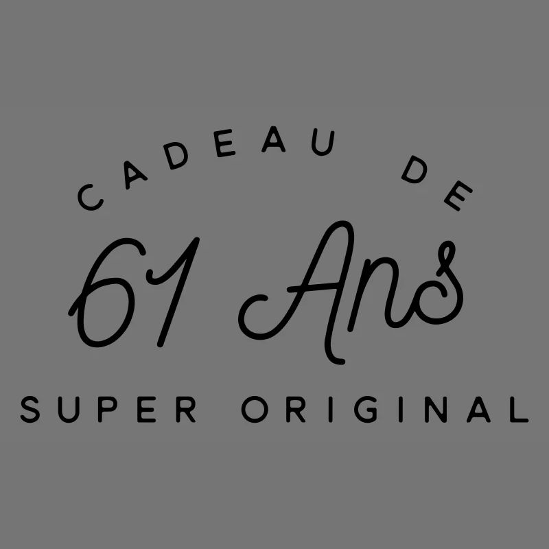 Cadeau 61 ans 