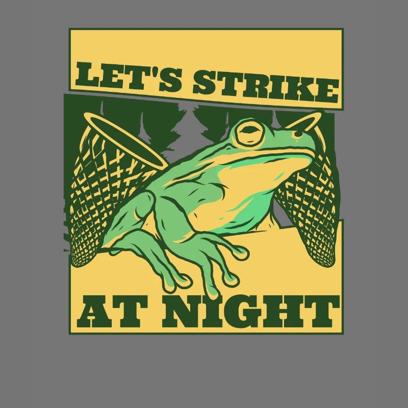 Let's Strike At Night Toad Tadpole Frog