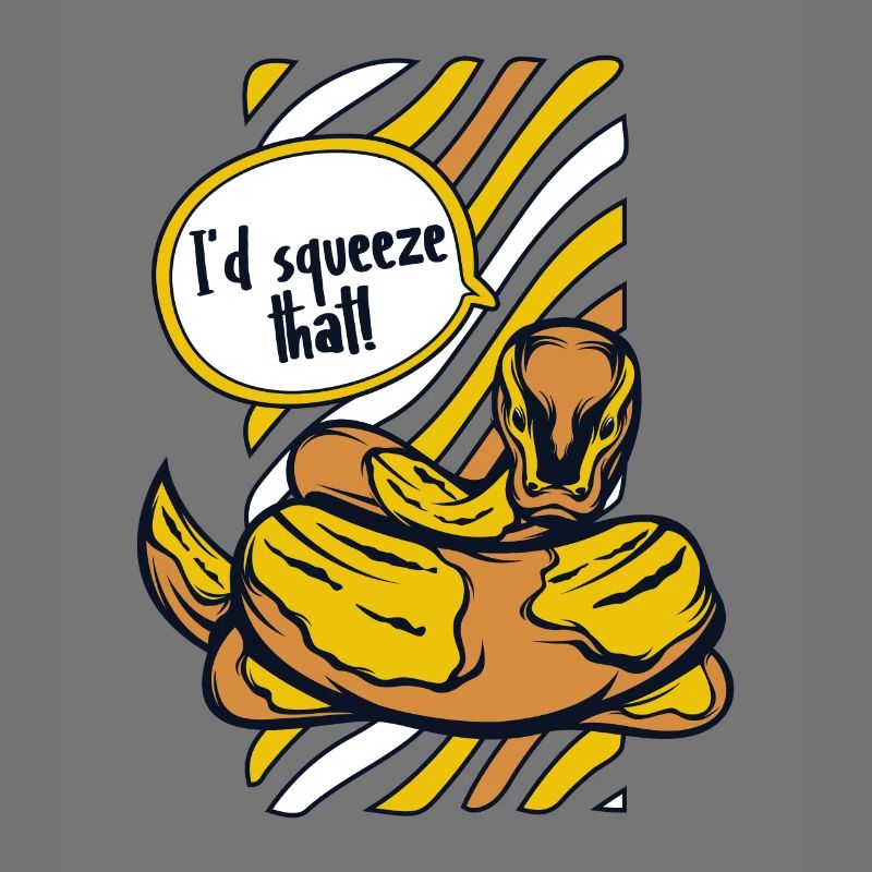 Je serrerais cette boule de banane de serpent python