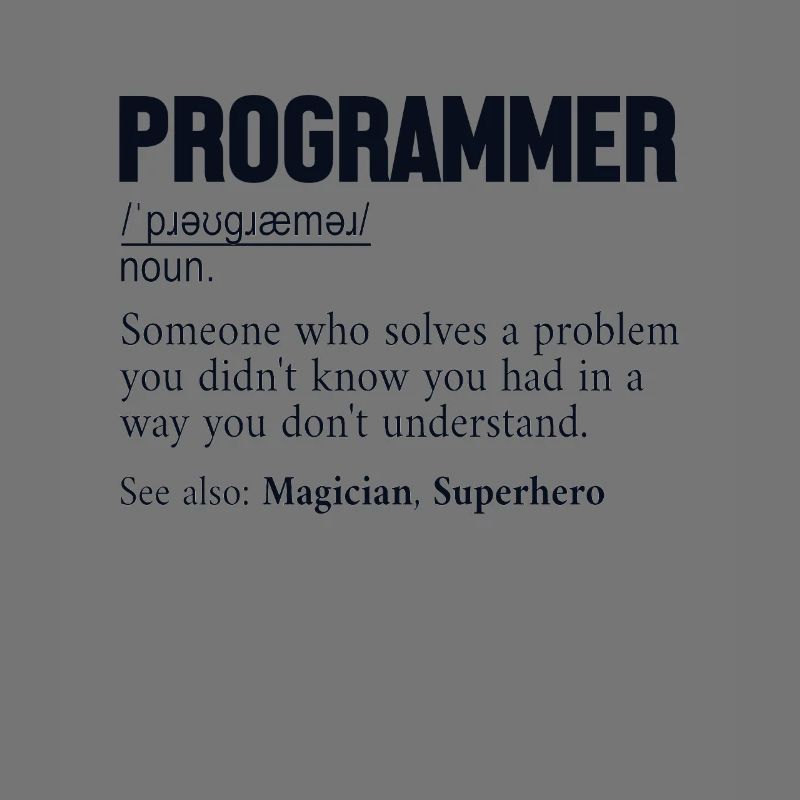 Programmer Definition Softwareentwickler Coder