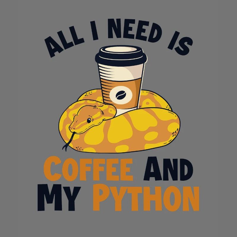 Café et Python Python Snake Banana Ball