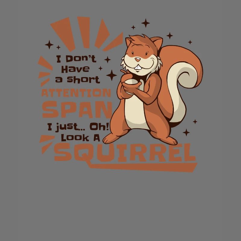Don't Have A Short Attention Span Fox Squirrel