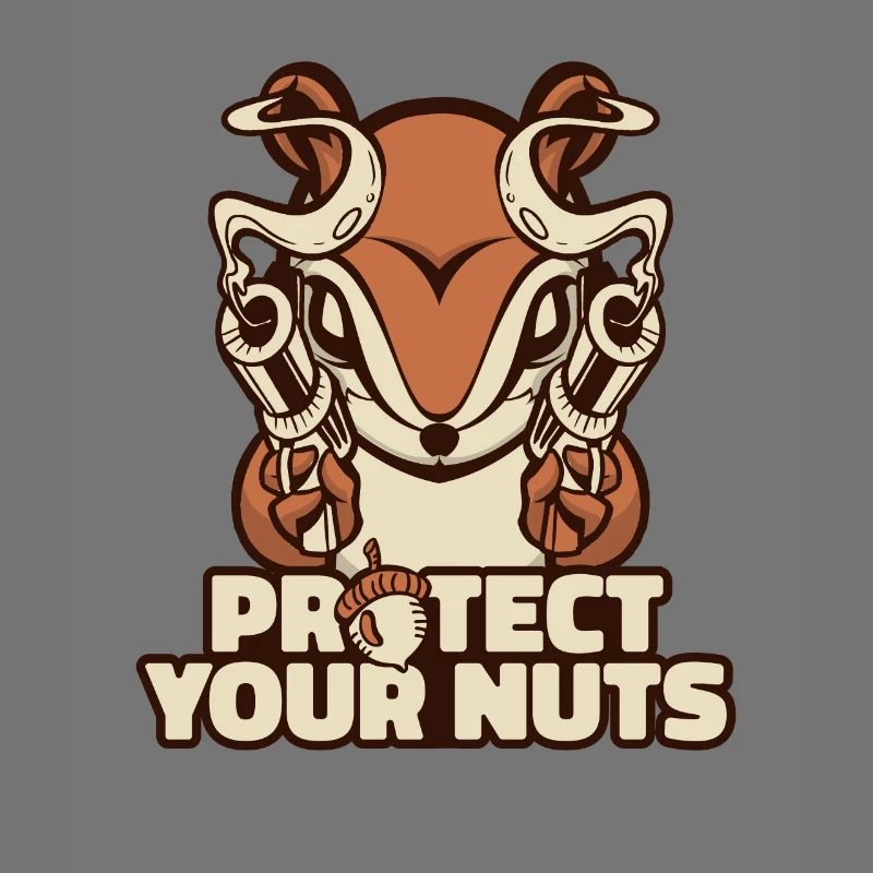 Protect Your Nuts Squirrel Fox Squirrel