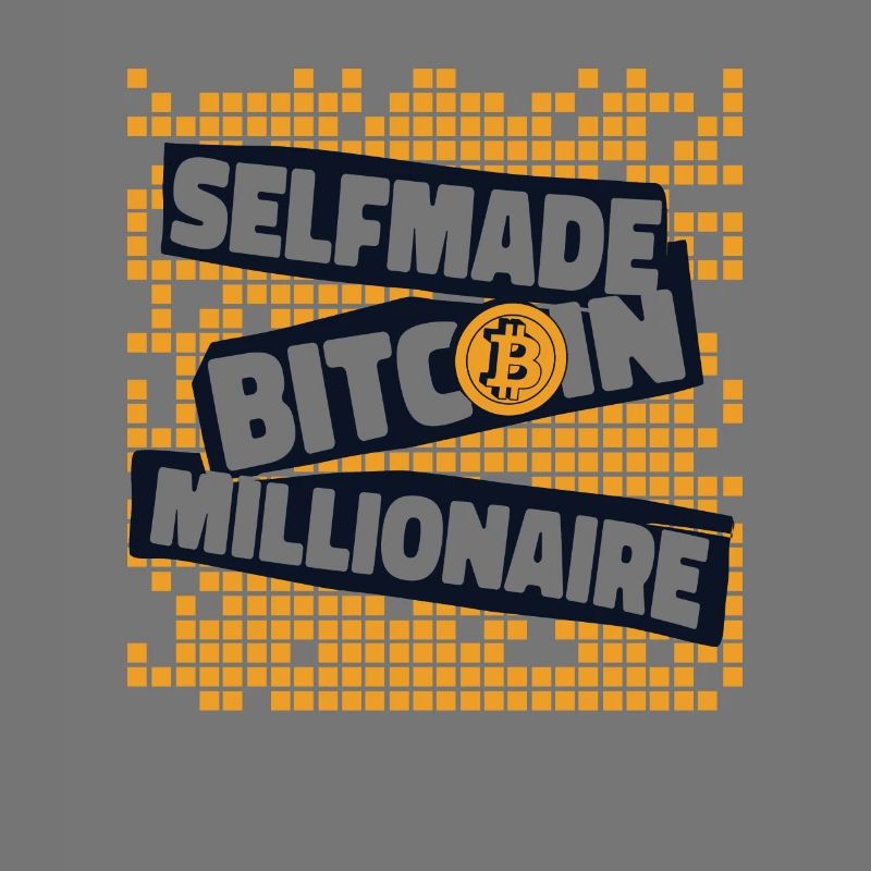 Selfmade Bitcoin Millionaire Blockchain Crypto