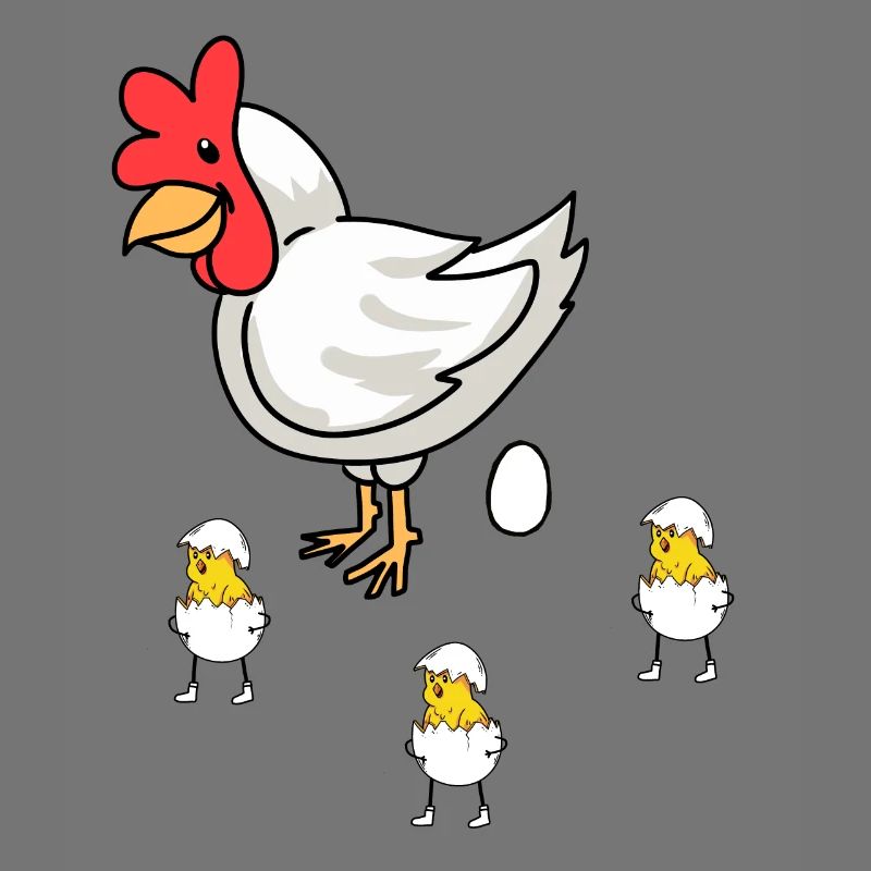 Easter Hen Chick Baby Eggs Eggshell Poultry