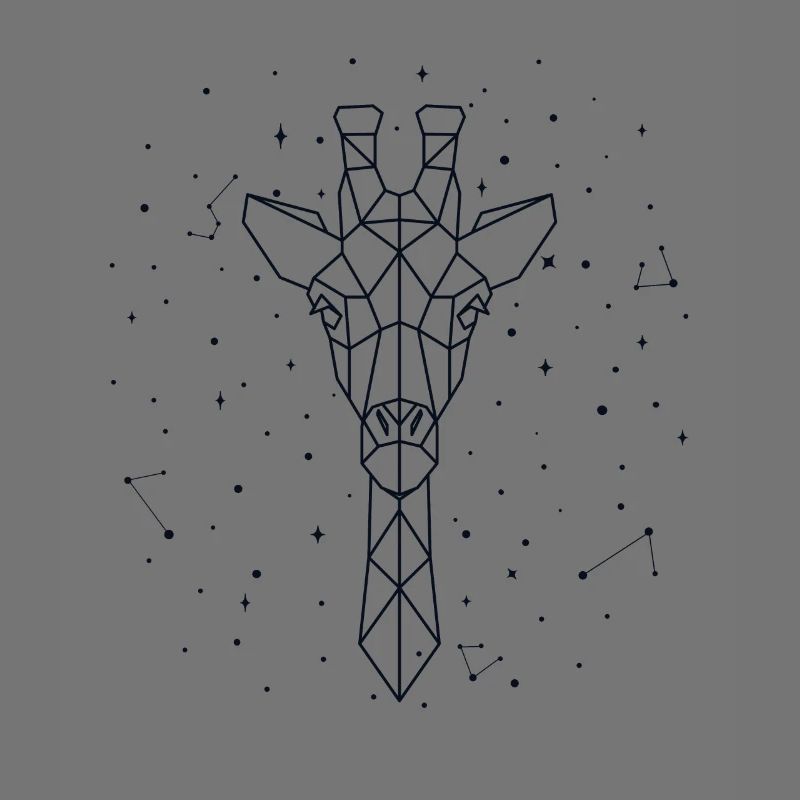 Sternbild Giraffe Constellation Nubian African
