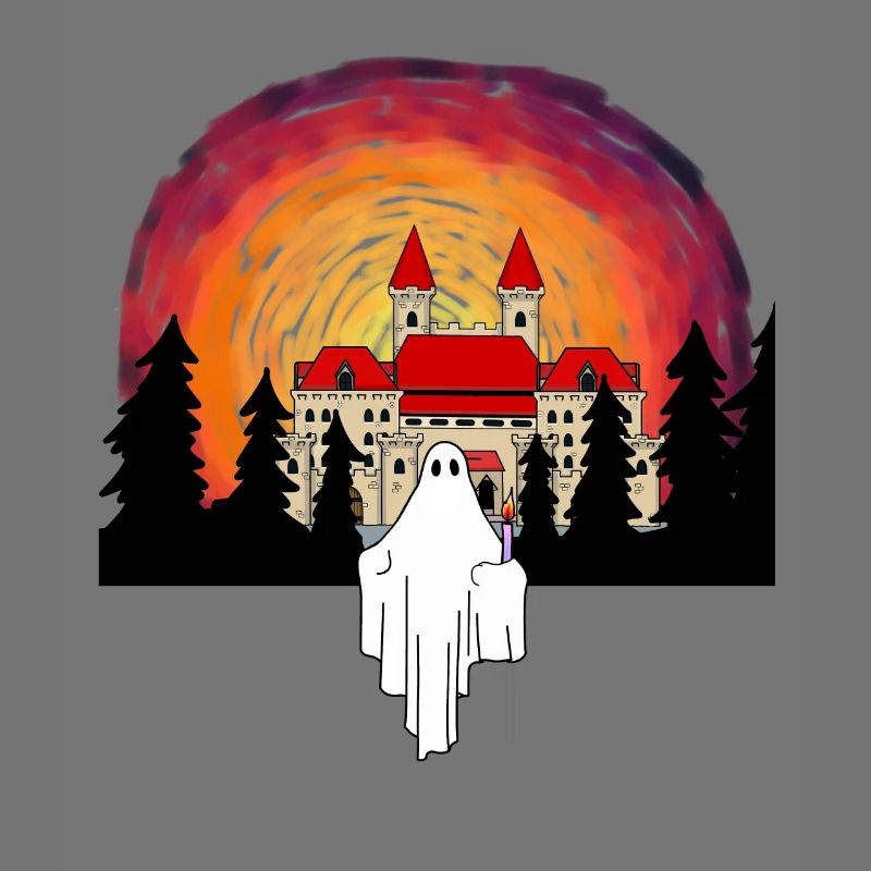 Ghosts Castle Midnight Witching Hour Horror