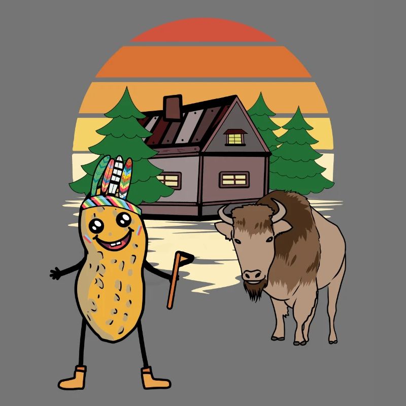 Arachide, Bison de buffle, Noix du Far West