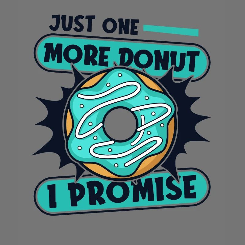 Nur noch ein Donut, ich verspreche, Donut, glasiert