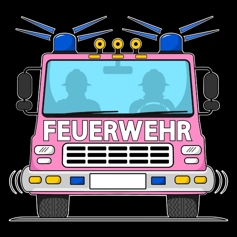 Fire engine in pink