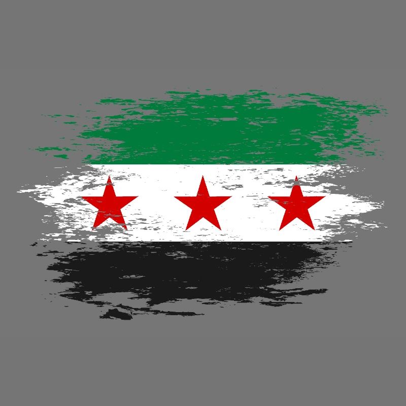 Drapeau syrien utilisé