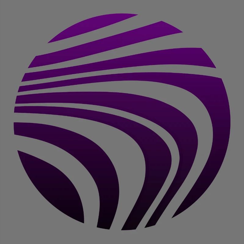 Psychedelic Pattern Violet Gradient