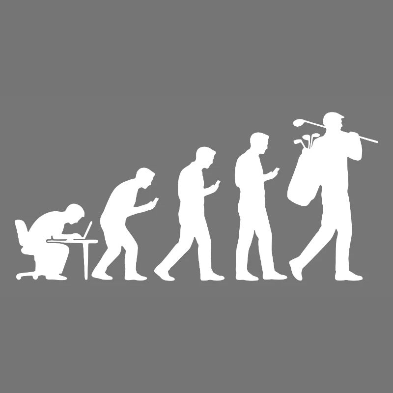 Evolution Golf Cadeau drôle pour golfeurs masculins