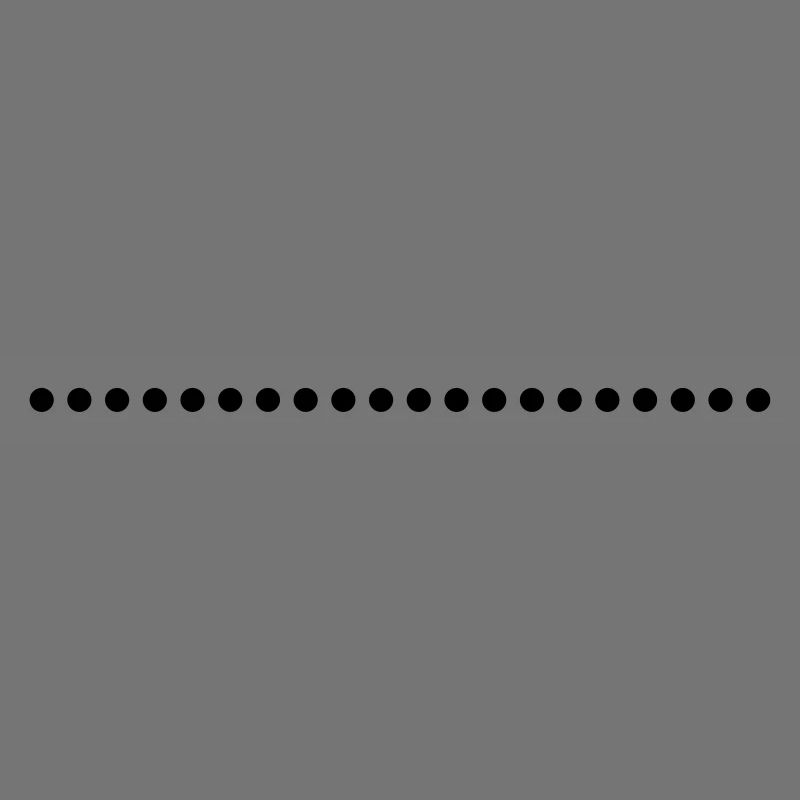 Line underscore points dotted