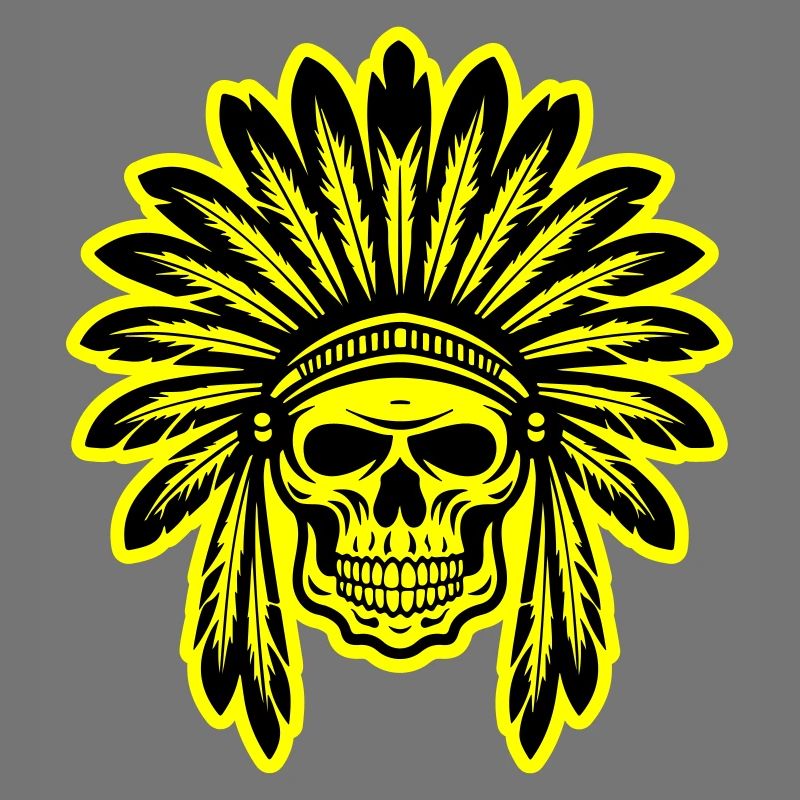 Crâne de chef indien apache