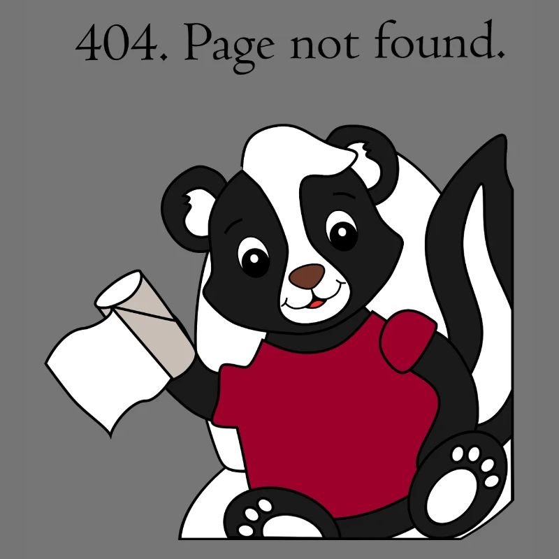 Stinktier Pixie 404 Page not found