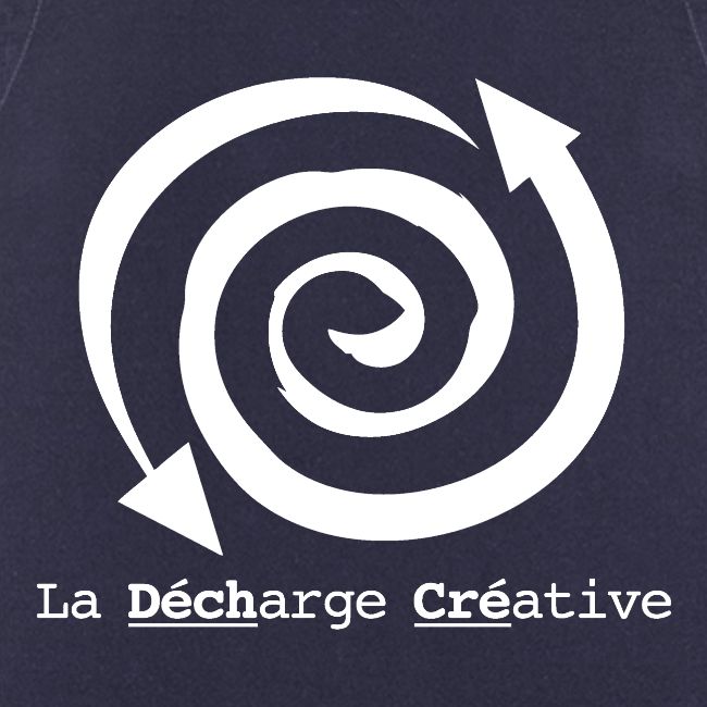 DECHCRE LOGO2 FLECHE FERM blanc txt