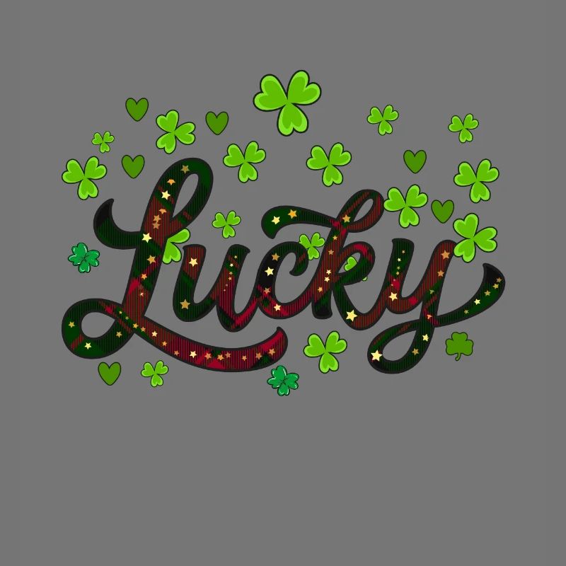 Lucky St Patricks Day, trèfle léopard