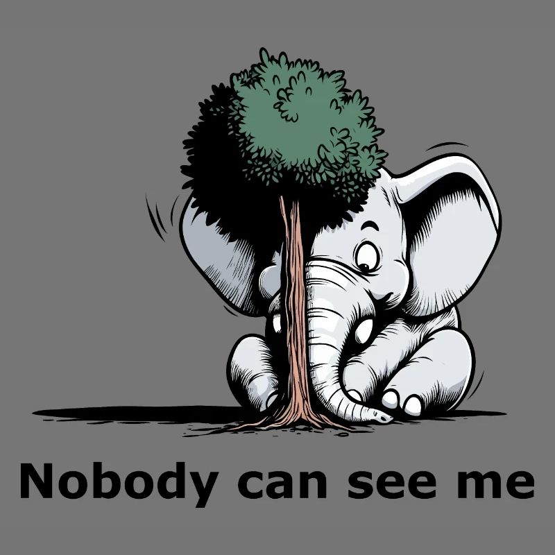Éléphant caché