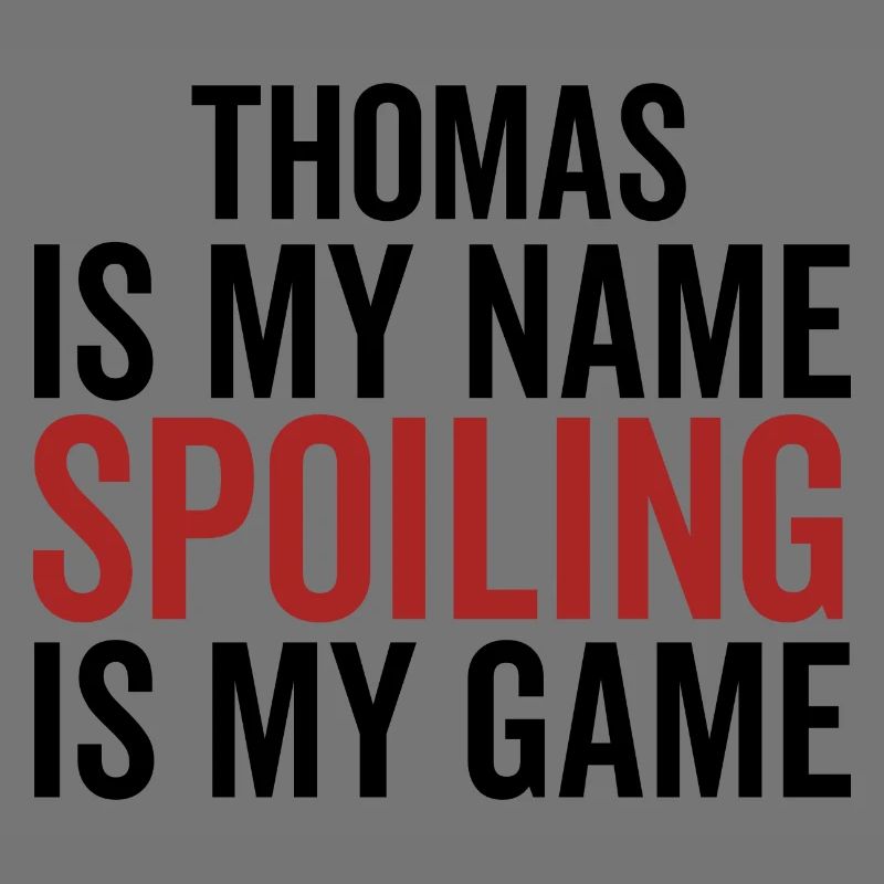 Thomas est mon nom Spoiling est mon jeu