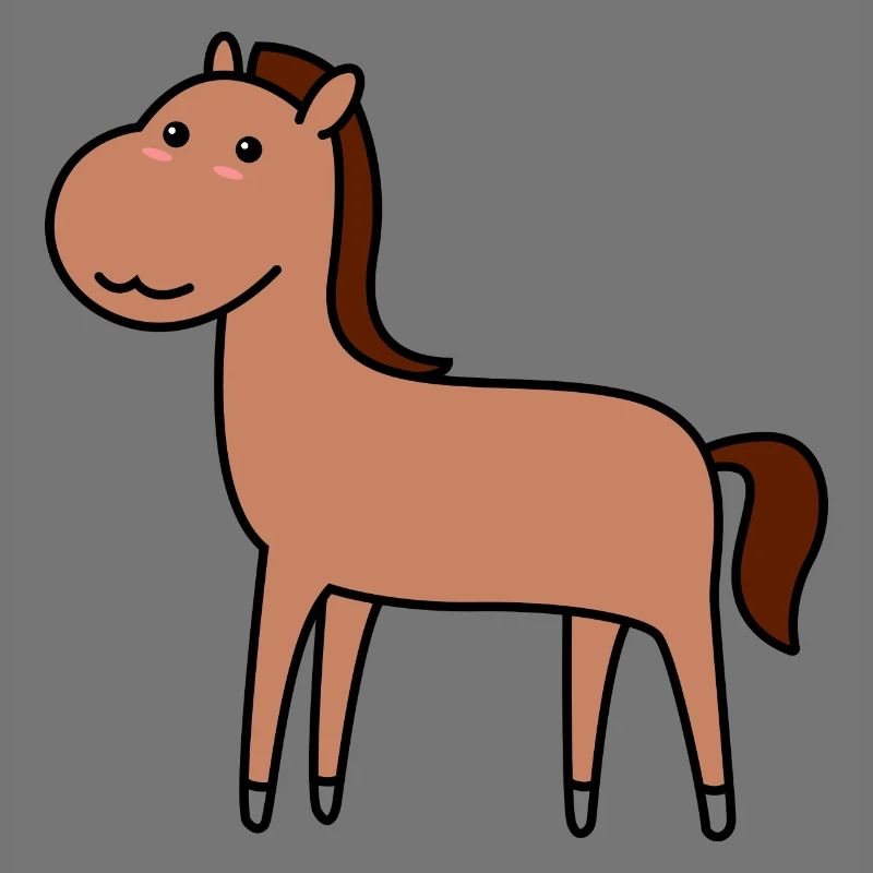 Pferd Comic Tier