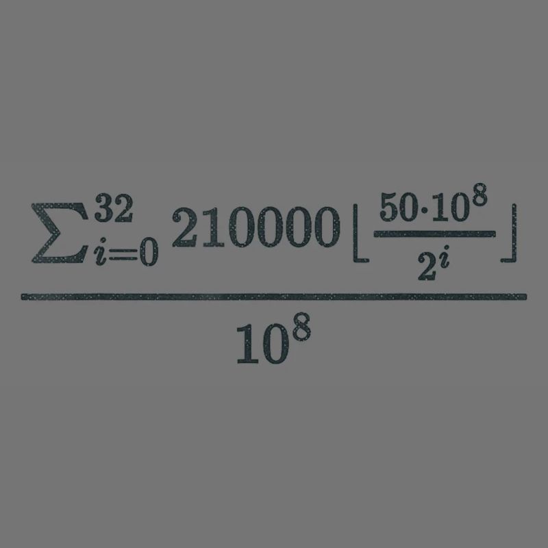 Formule mathématique Bitcoin pour Crypto