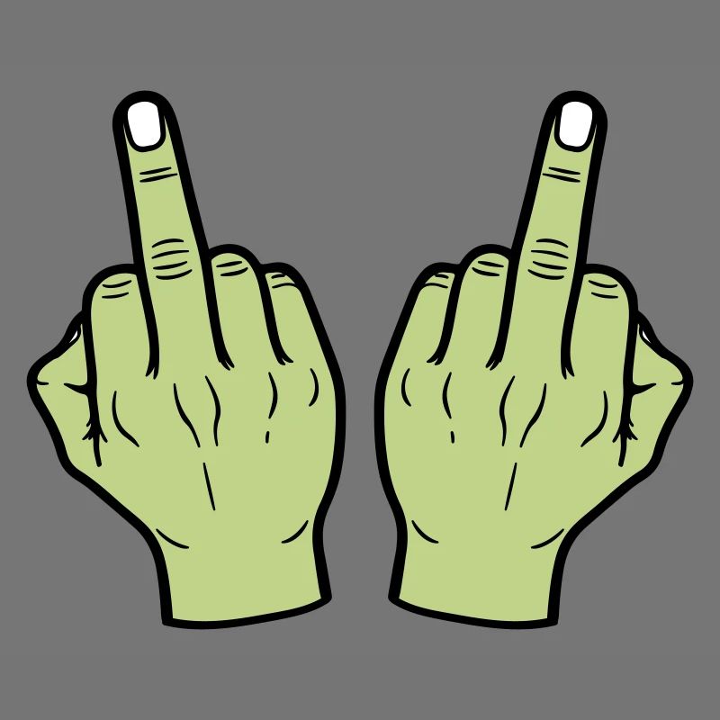 Mittelfinger Hand