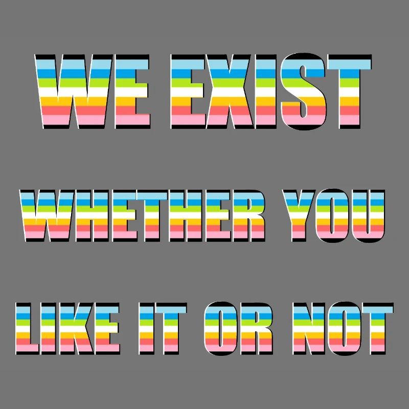 We Exist - Queer Flag