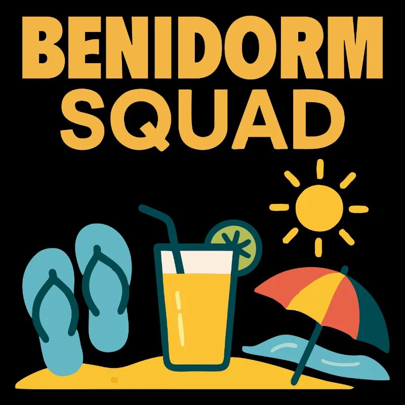 Benidorm Squad Funny Group Vacation
