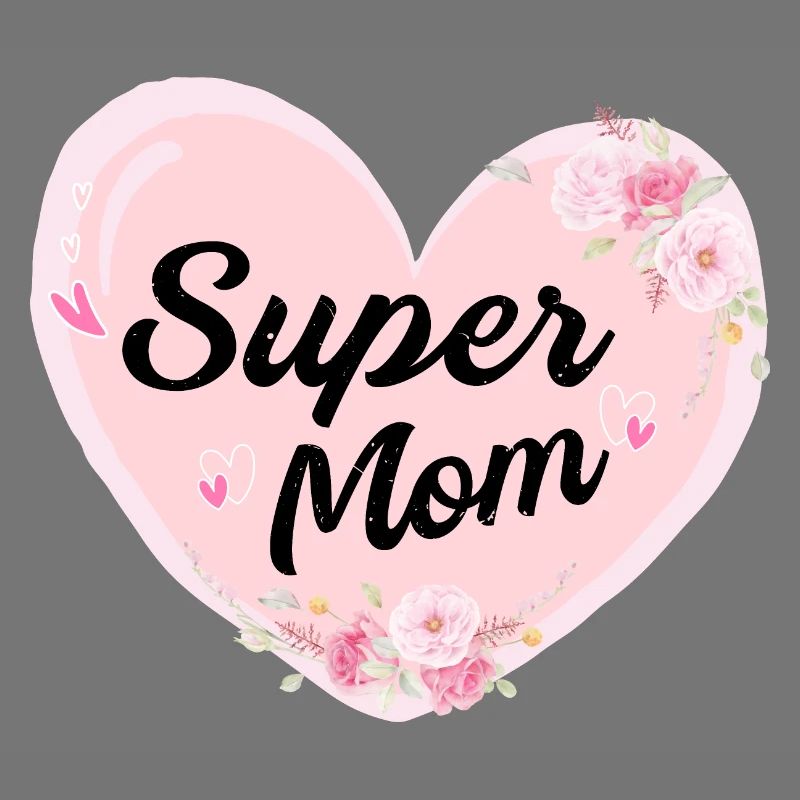 Super Mom typographie conception!