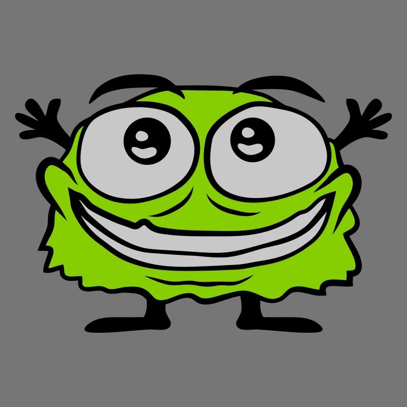 Petit monstre poilu mignon