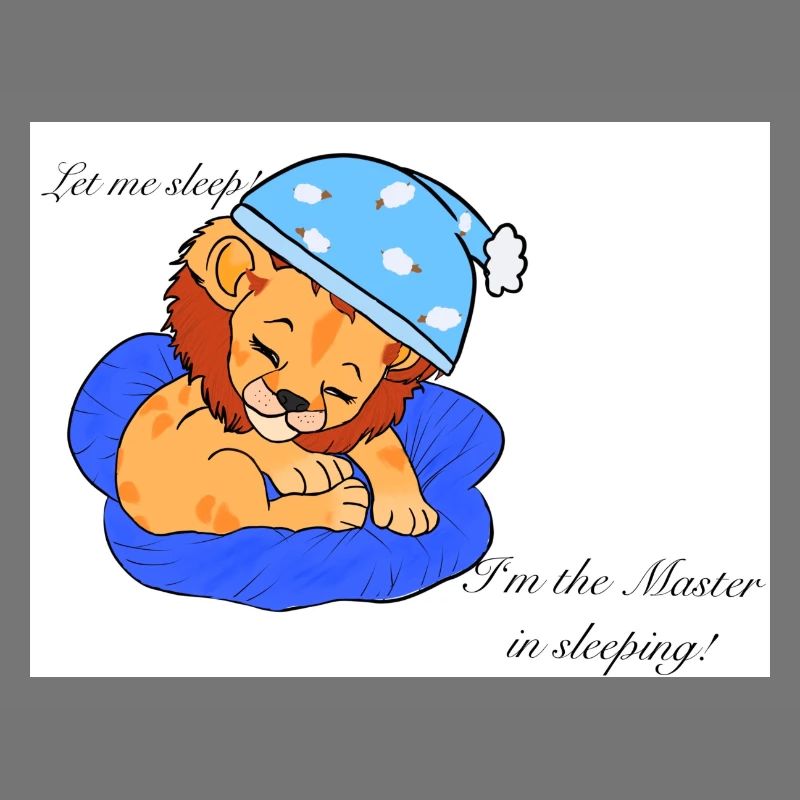 Schlafender Löwe