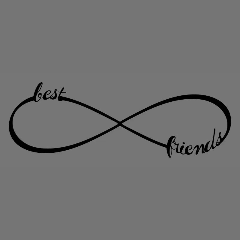 Infinity best friends forever Unendlichkeit Loop 8