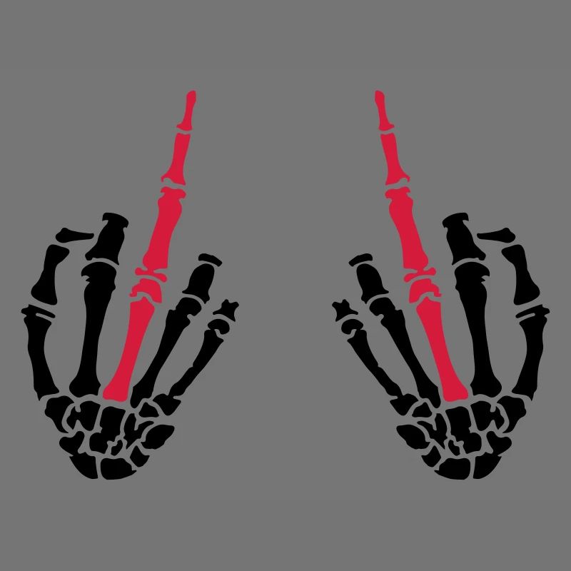 middle fingers