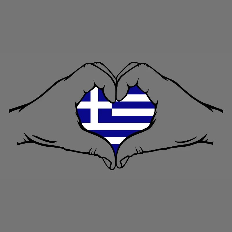 Greece Heart Shape with Hands
