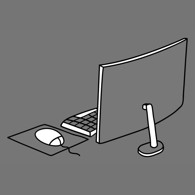 mouse keyboard screen home office office working
