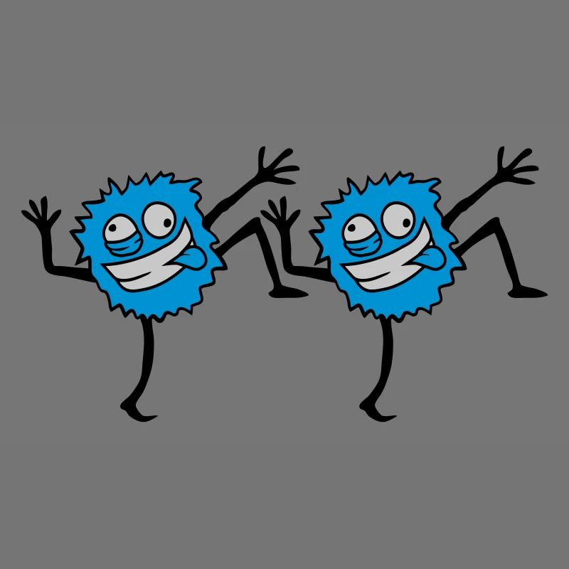 2 dancing monsters