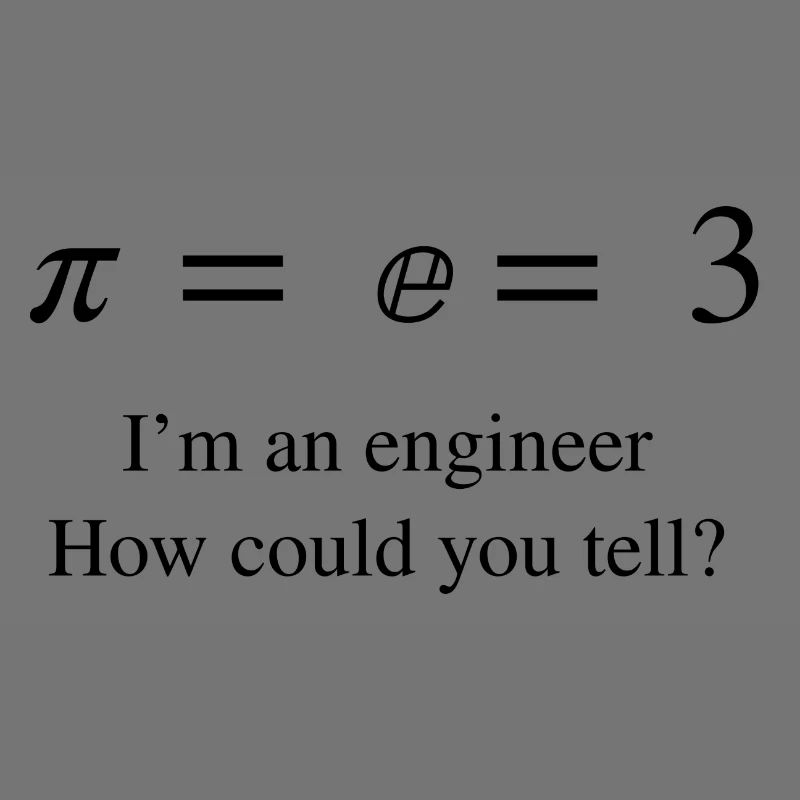 pi est égal à e #engineering