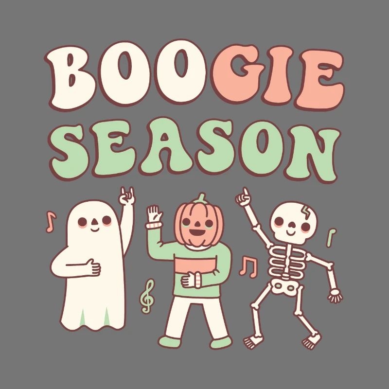Boogie Season Ghost, Jack O Lantern, Skeleton