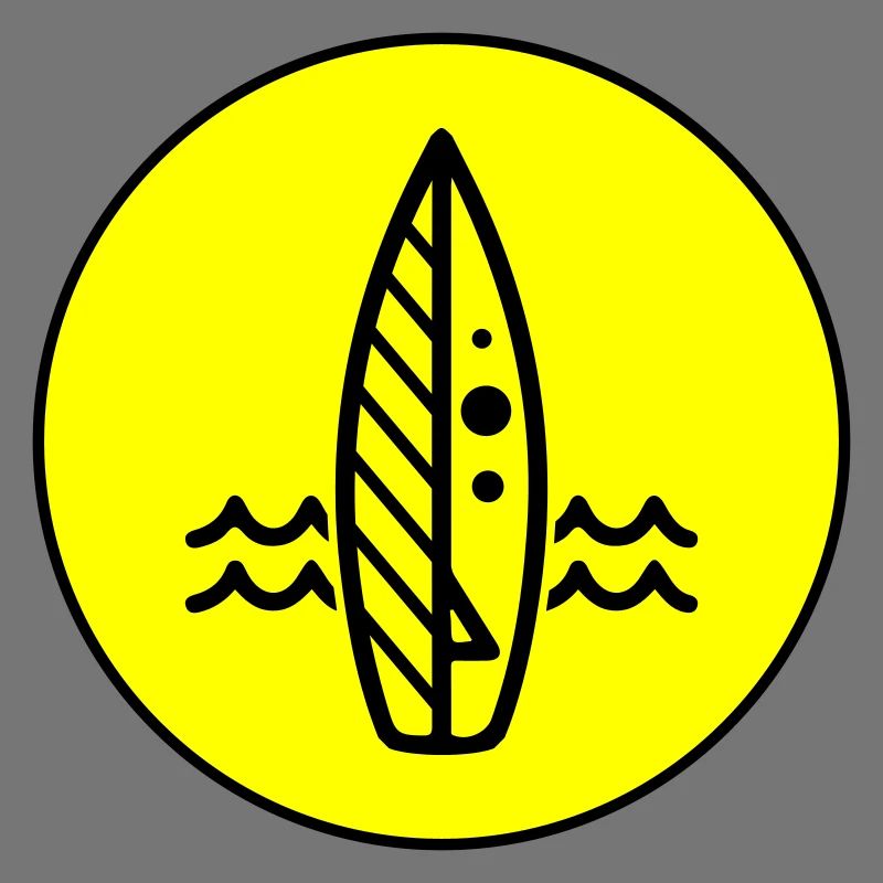 Surfboard icon icon