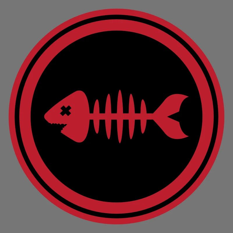 Os d’os symbole de poisson