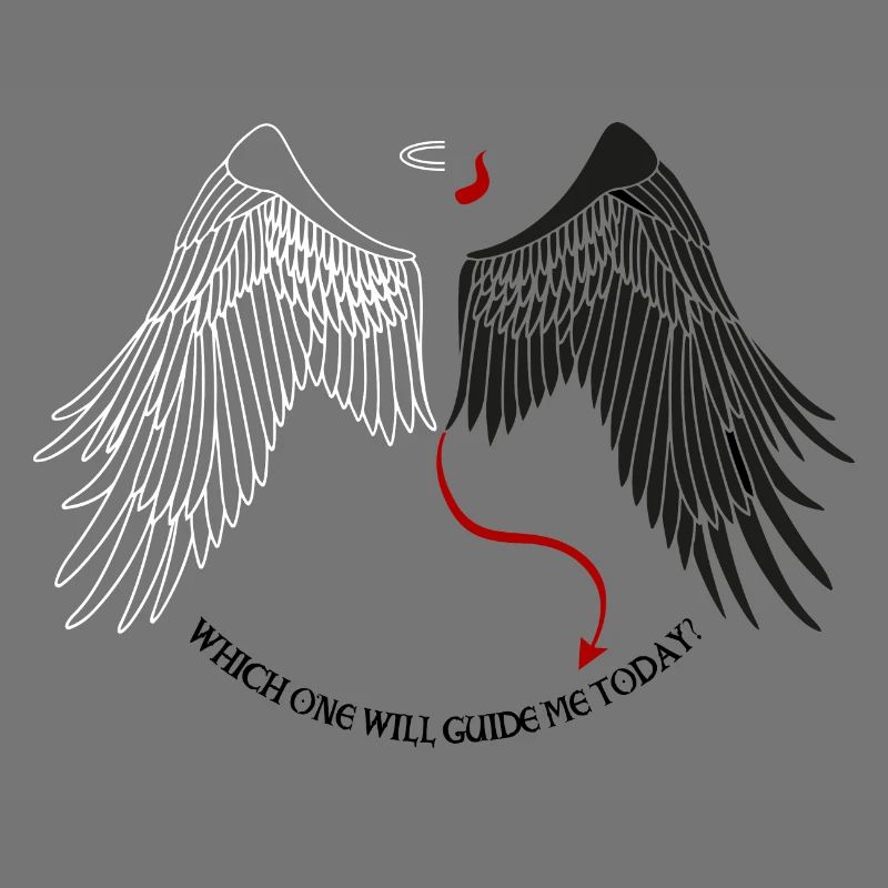 Which One Will Guide Me Today – Angel Demon Devil