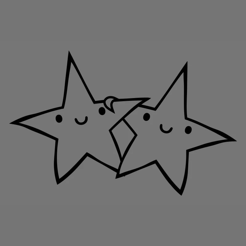 2 Sternchen Paar