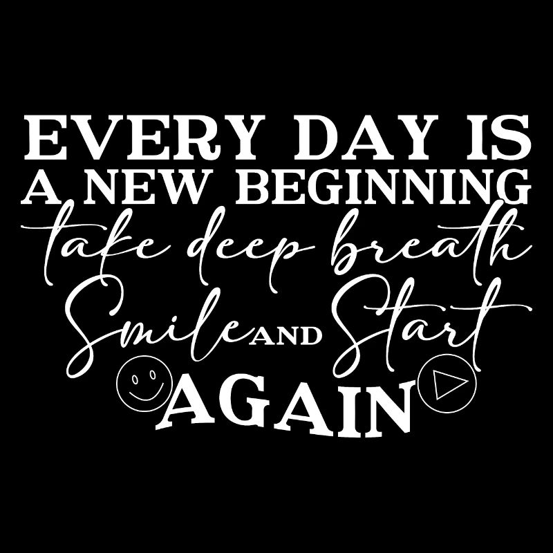Motivational Quotes Smile And Start Again